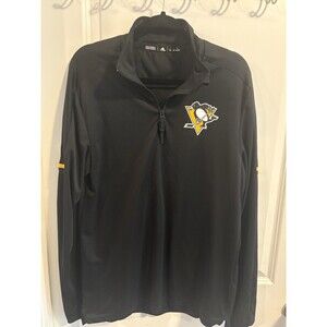 adidas Pittsburgh Penguins NHL Black Sweatshirt Size M
